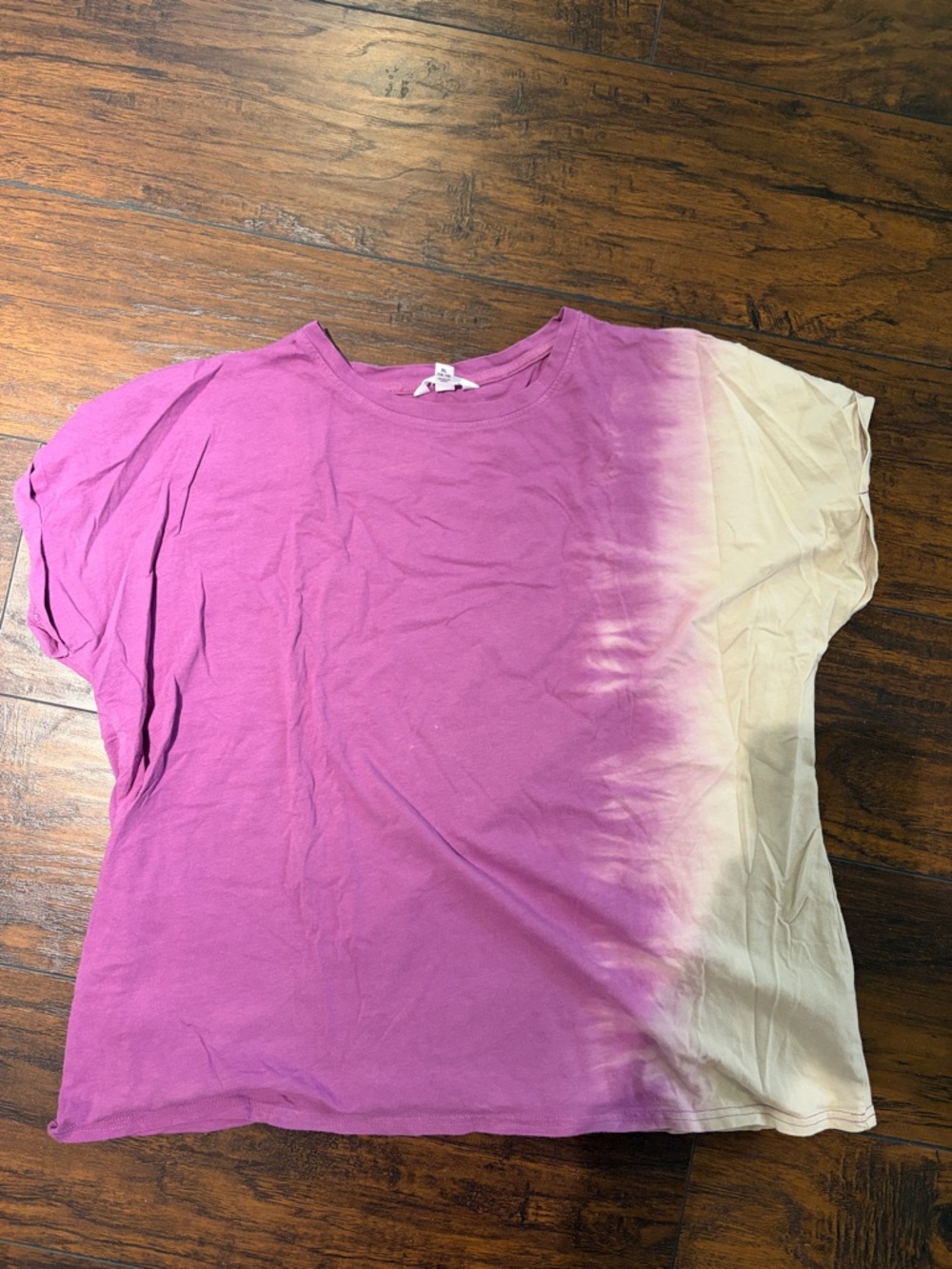 Time and Tru Purple Short Sleeve Tee